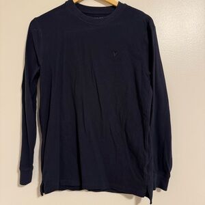 American Eagle Outfitters Dark Blue Long Sleeve Tee